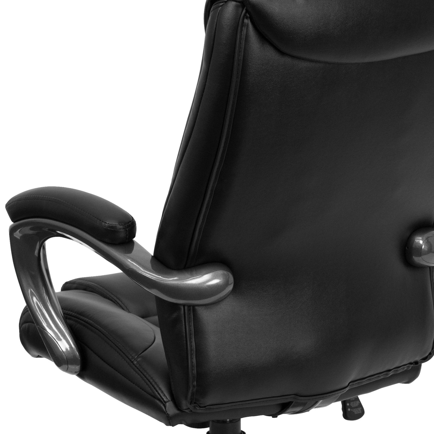 Black High Back Leather Chair GO-7194B-BK-GG