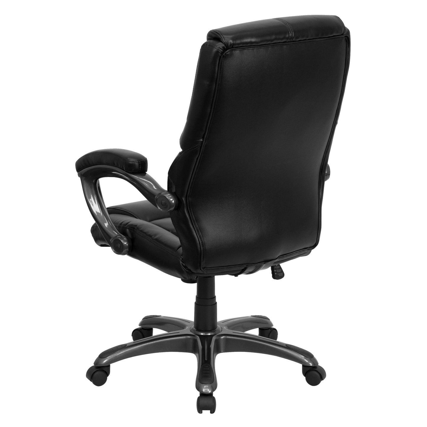 Black High Back Leather Chair GO-724H-BK-LEA-GG