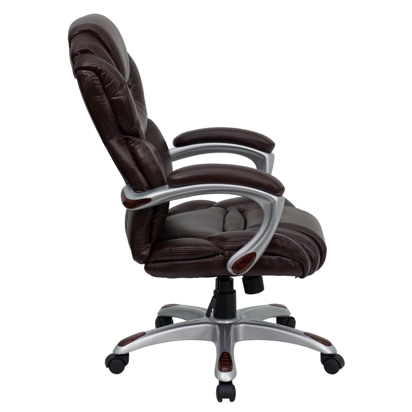 Brown High Back Leather Chair GO-901-BN-GG