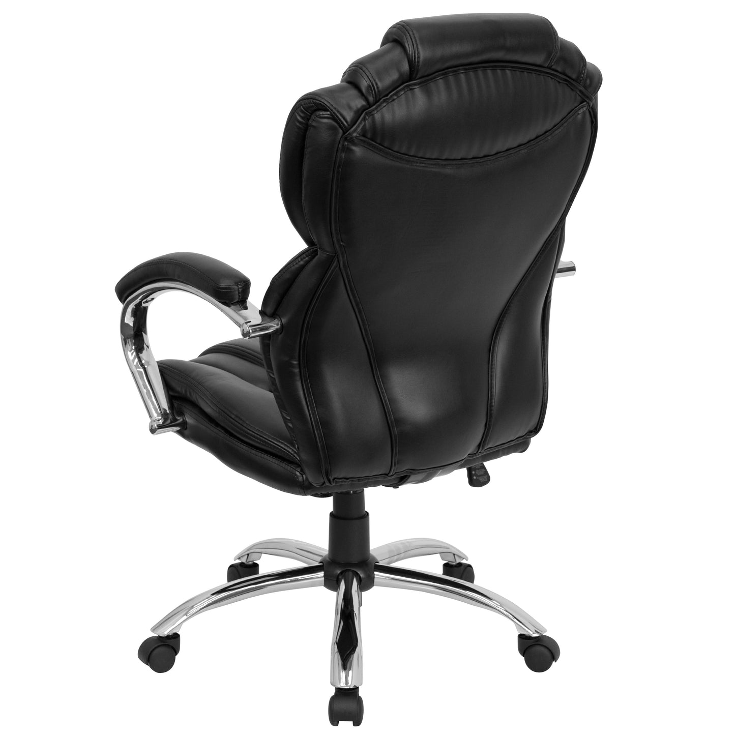 Black High Back Leather Chair GO-908A-BK-GG