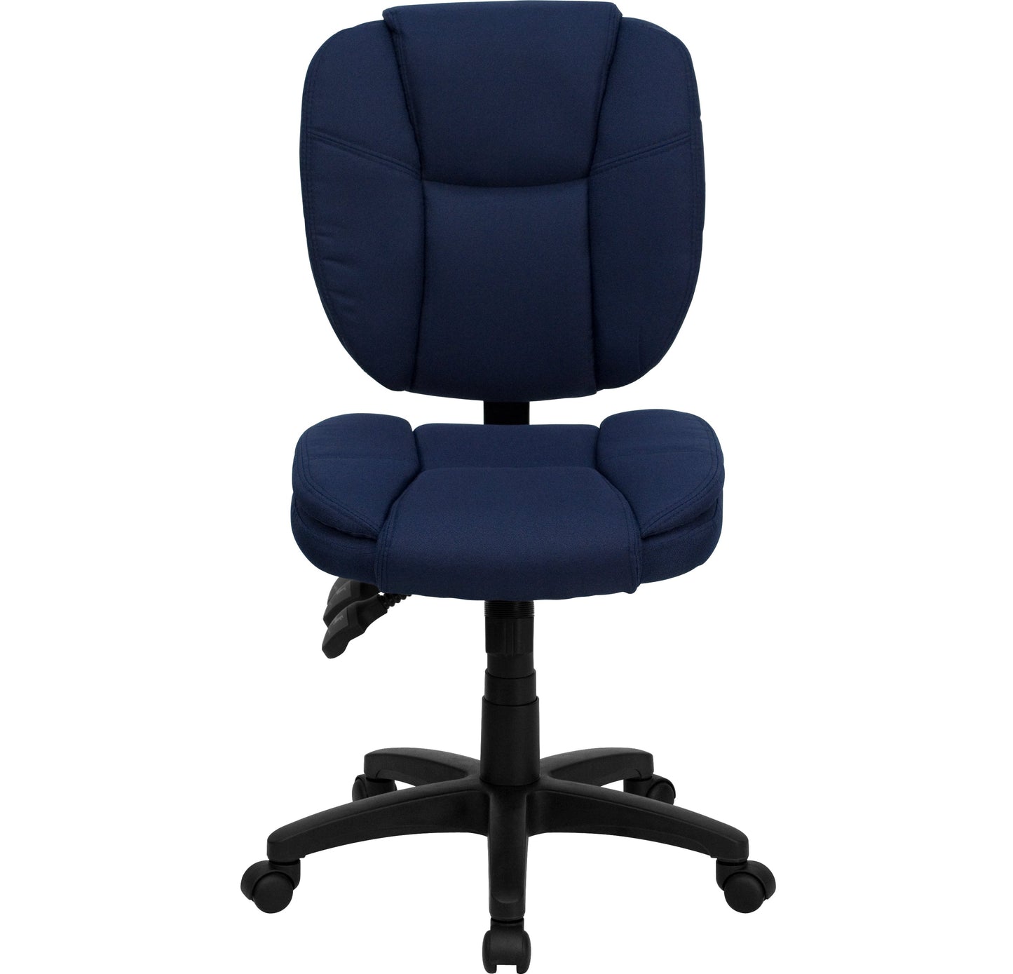 Navy Mid-Back Fabric Chair GO-930F-NVY-GG