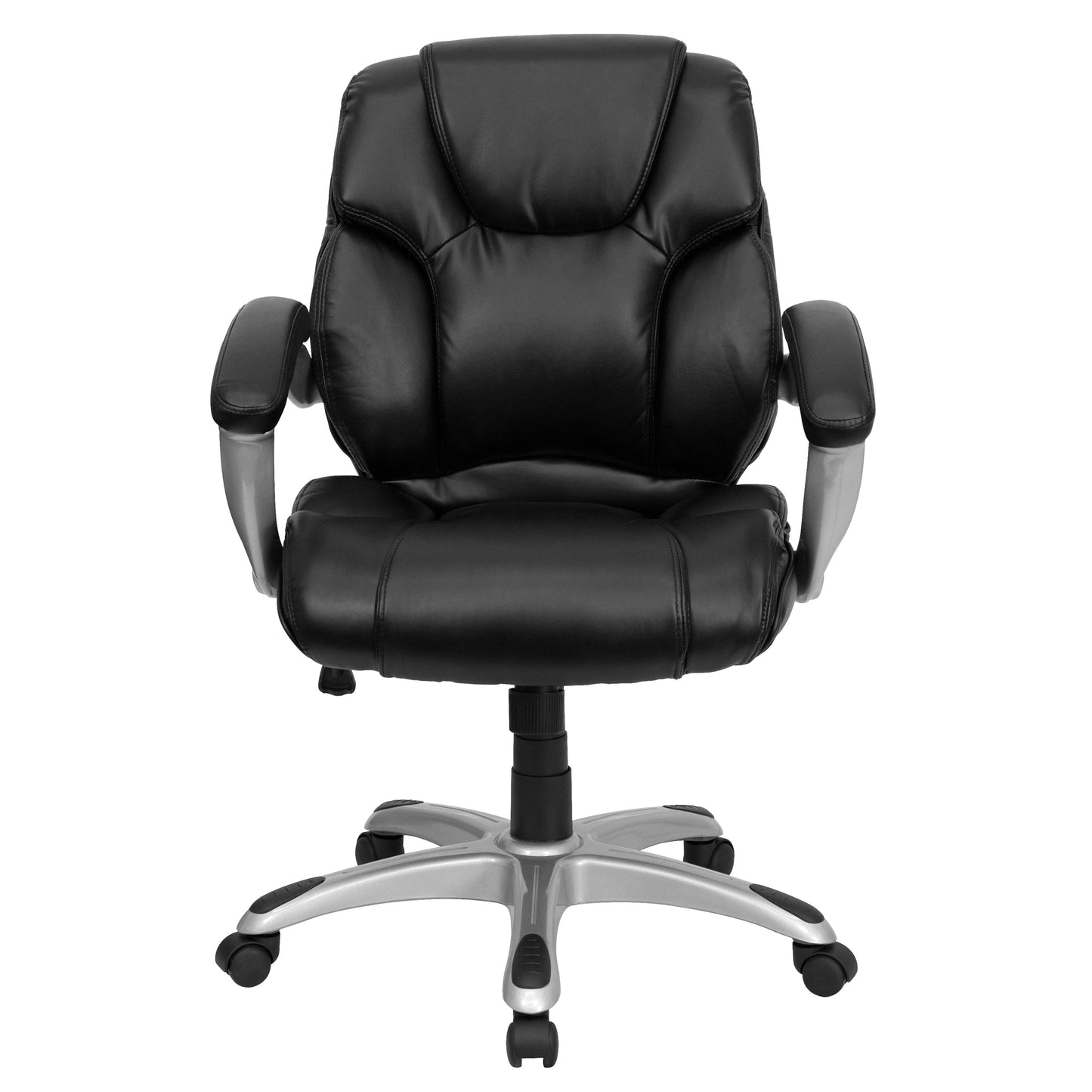 Black Mid-Back Task Chair GO-931H-MID-BK-GG