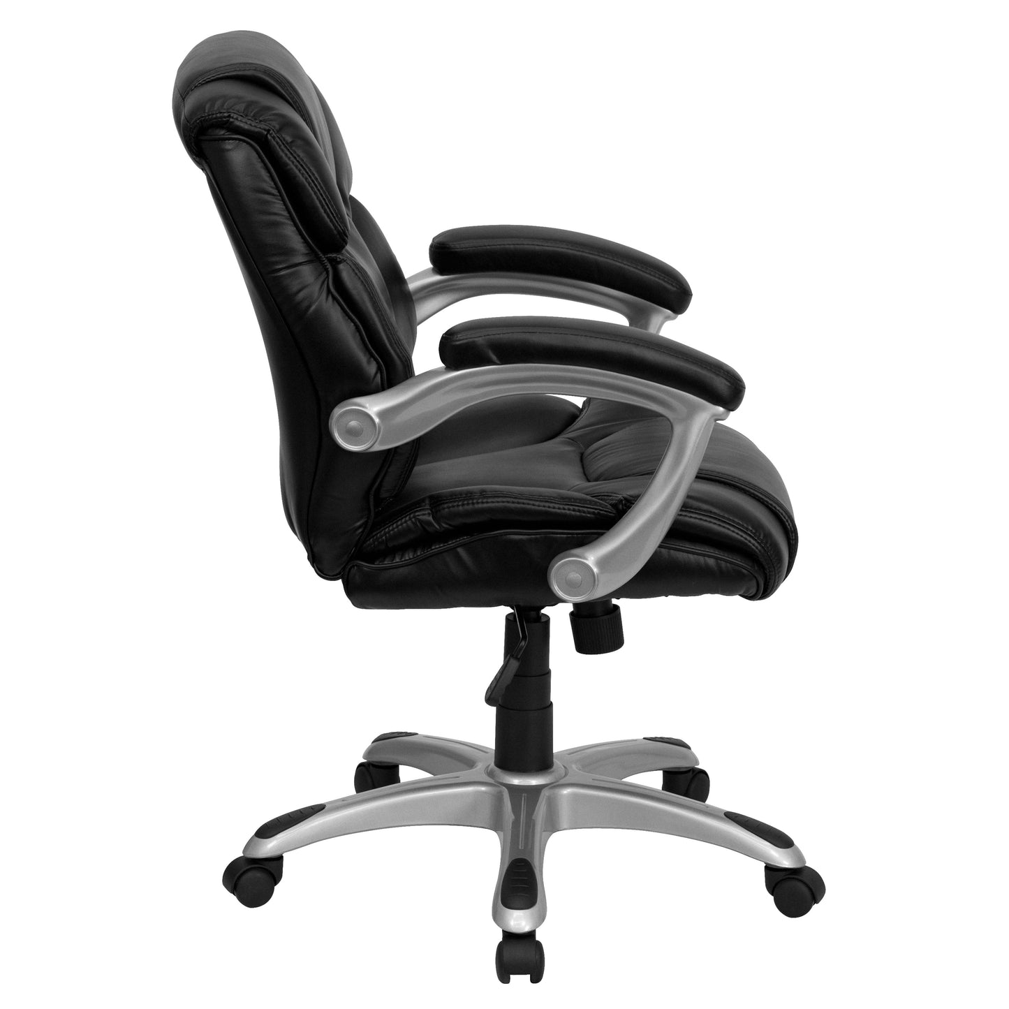 Black Mid-Back Task Chair GO-931H-MID-BK-GG