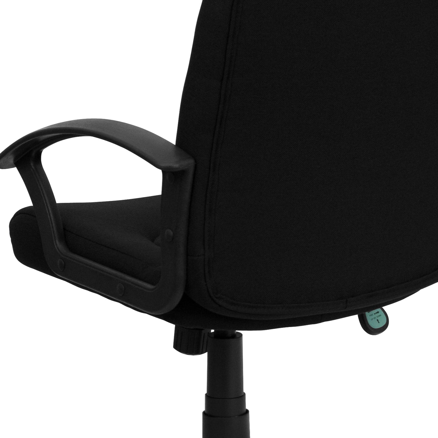 Black Mid-Back Fabric Chair GO-ST-6-BK-GG