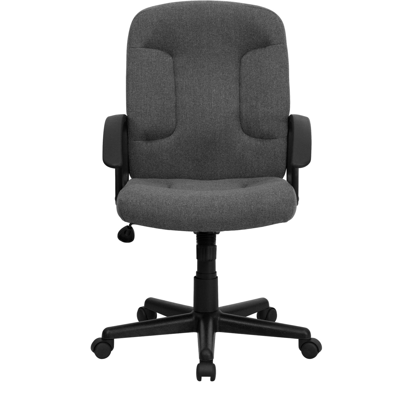 Gray Mid-Back Fabric Chair GO-ST-6-GY-GG