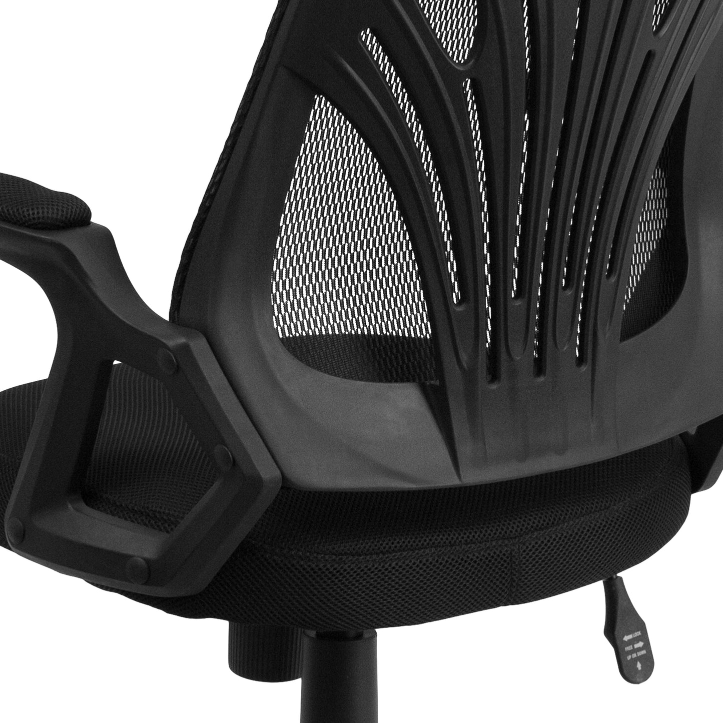 Black Mid-Back Task Mesh Chair GO-WY-82-GG