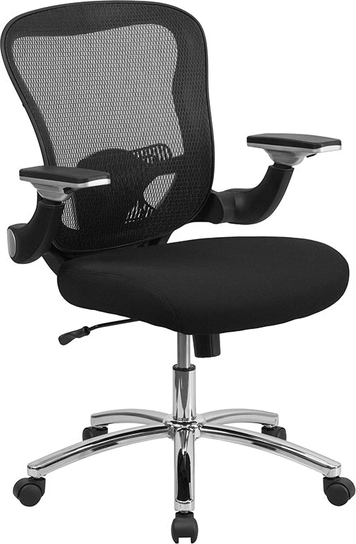 Black Mid-Back Mesh Chair GO-WY-87-2-GG