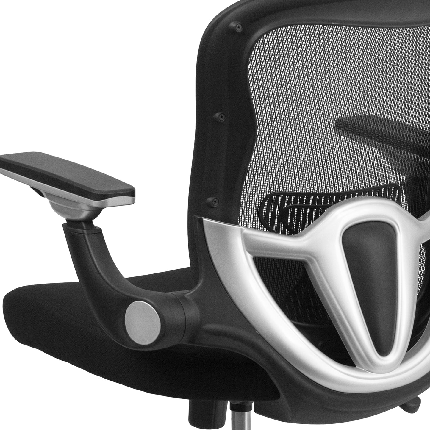 Black Mid-Back Mesh Chair GO-WY-87-2-GG