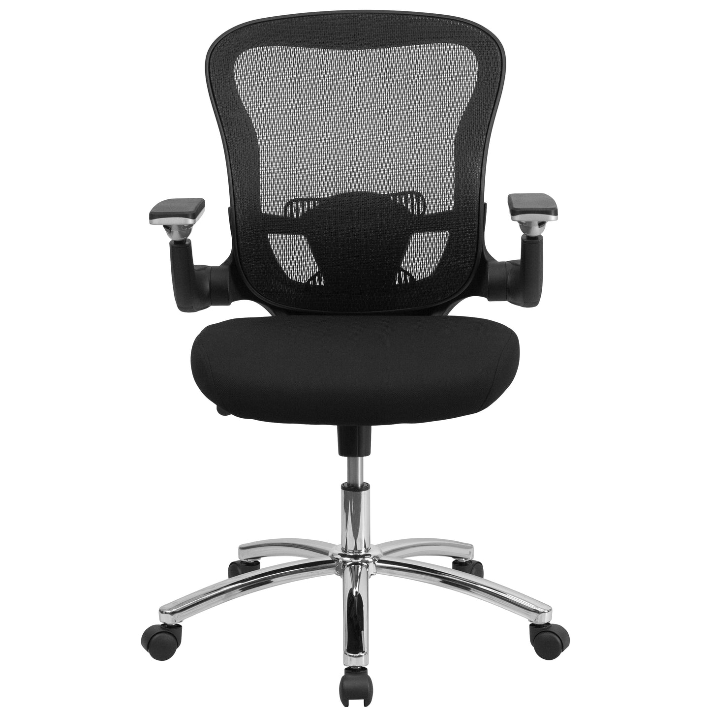 Black Mid-Back Mesh Chair GO-WY-87-2-GG