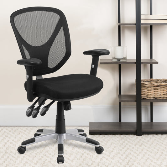 Black Mid-Back Task Chair GO-WY-89-GG