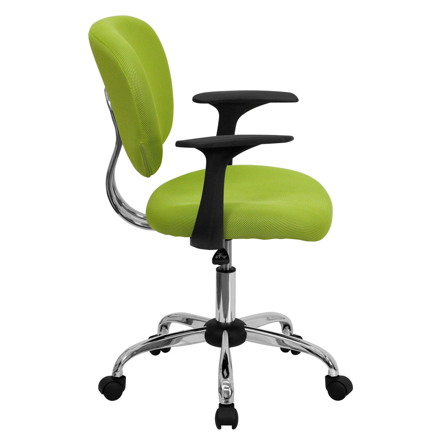 Apple GRN Mid-Back Task Chair H-2376-F-GN-ARMS-GG