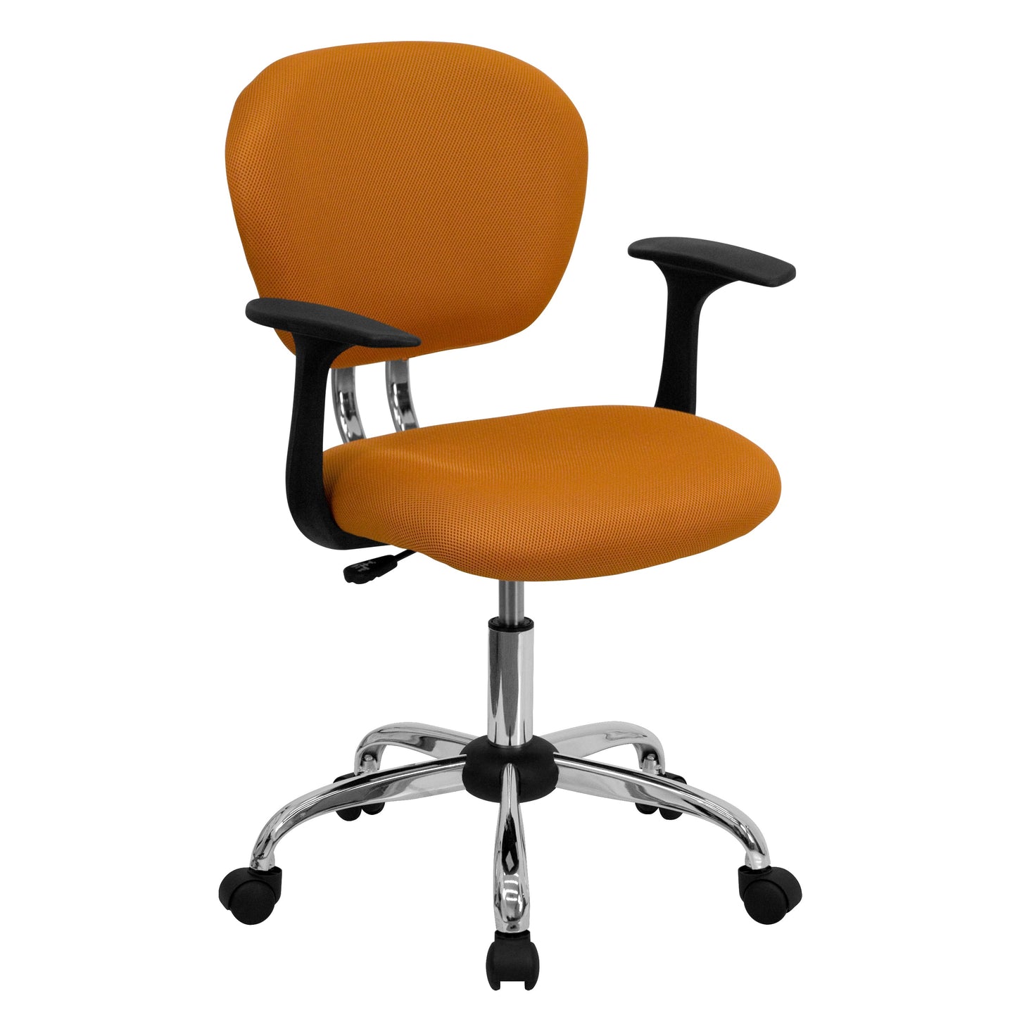 Orange Mid-Back Task Chair H-2376-F-ORG-ARMS-GG