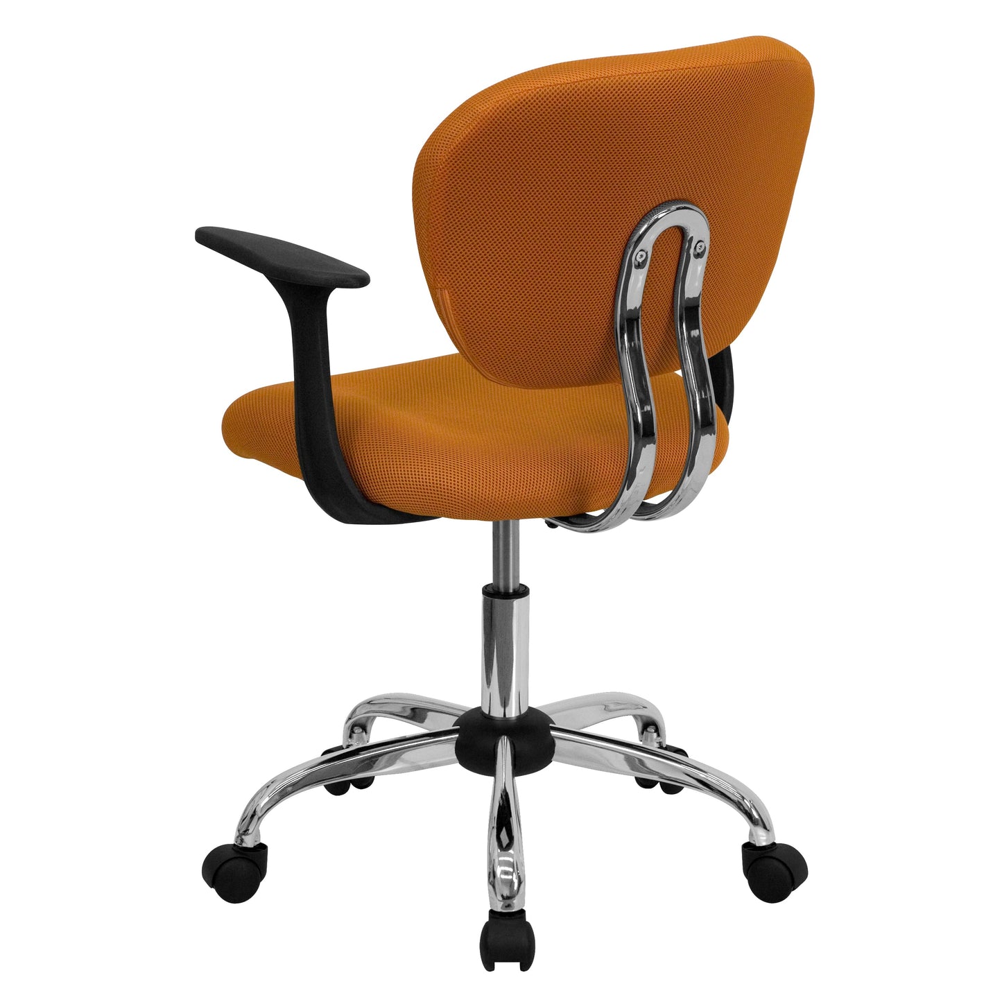 Orange Mid-Back Task Chair H-2376-F-ORG-ARMS-GG