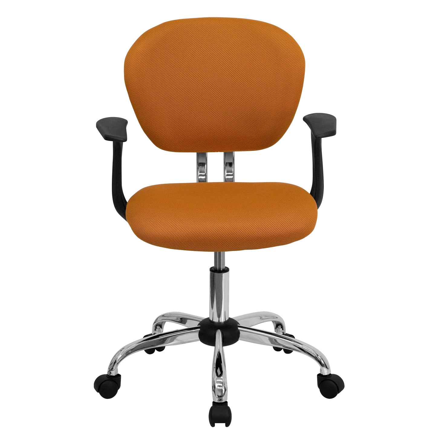 Orange Mid-Back Task Chair H-2376-F-ORG-ARMS-GG