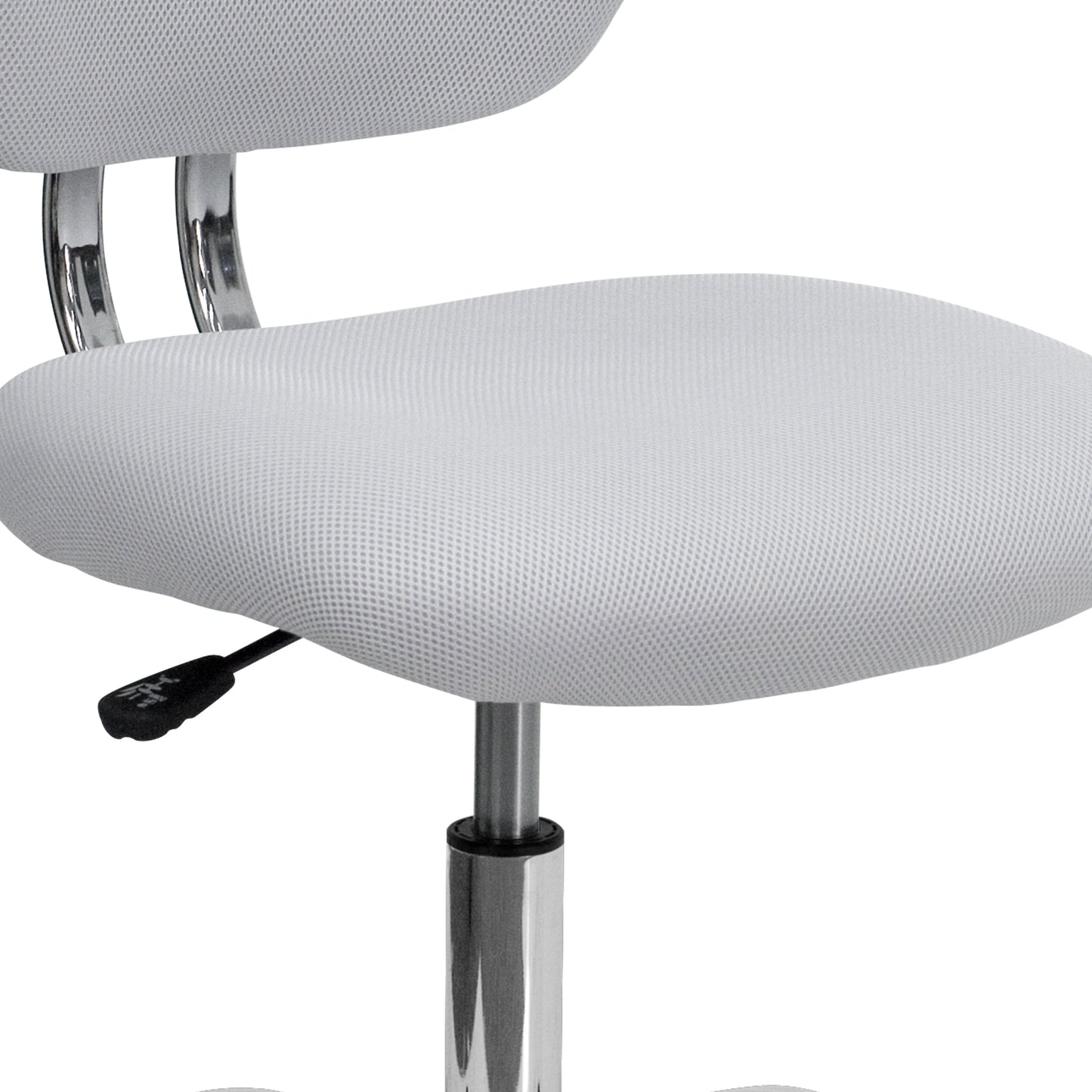 White Mid-Back Task Chair H-2376-F-WHT-GG