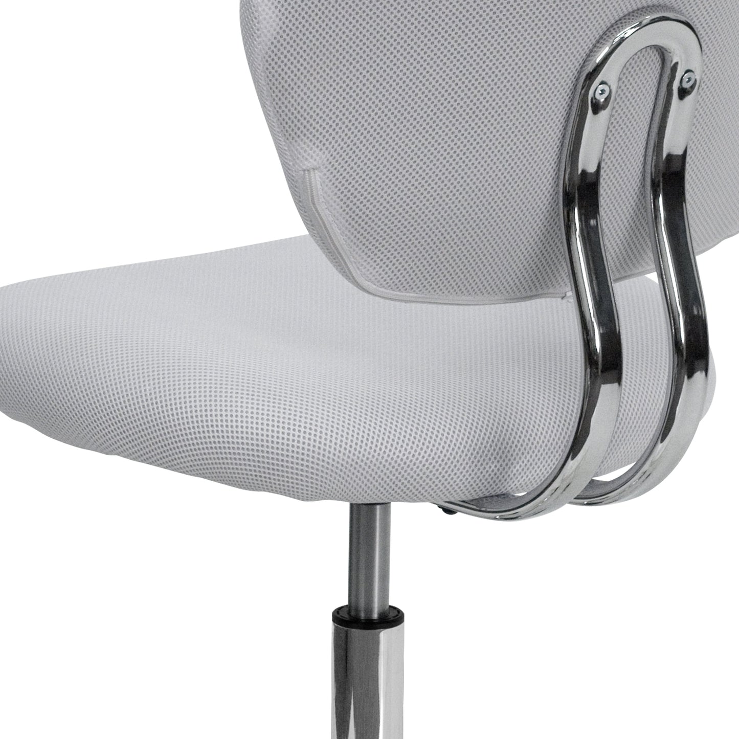 White Mid-Back Task Chair H-2376-F-WHT-GG