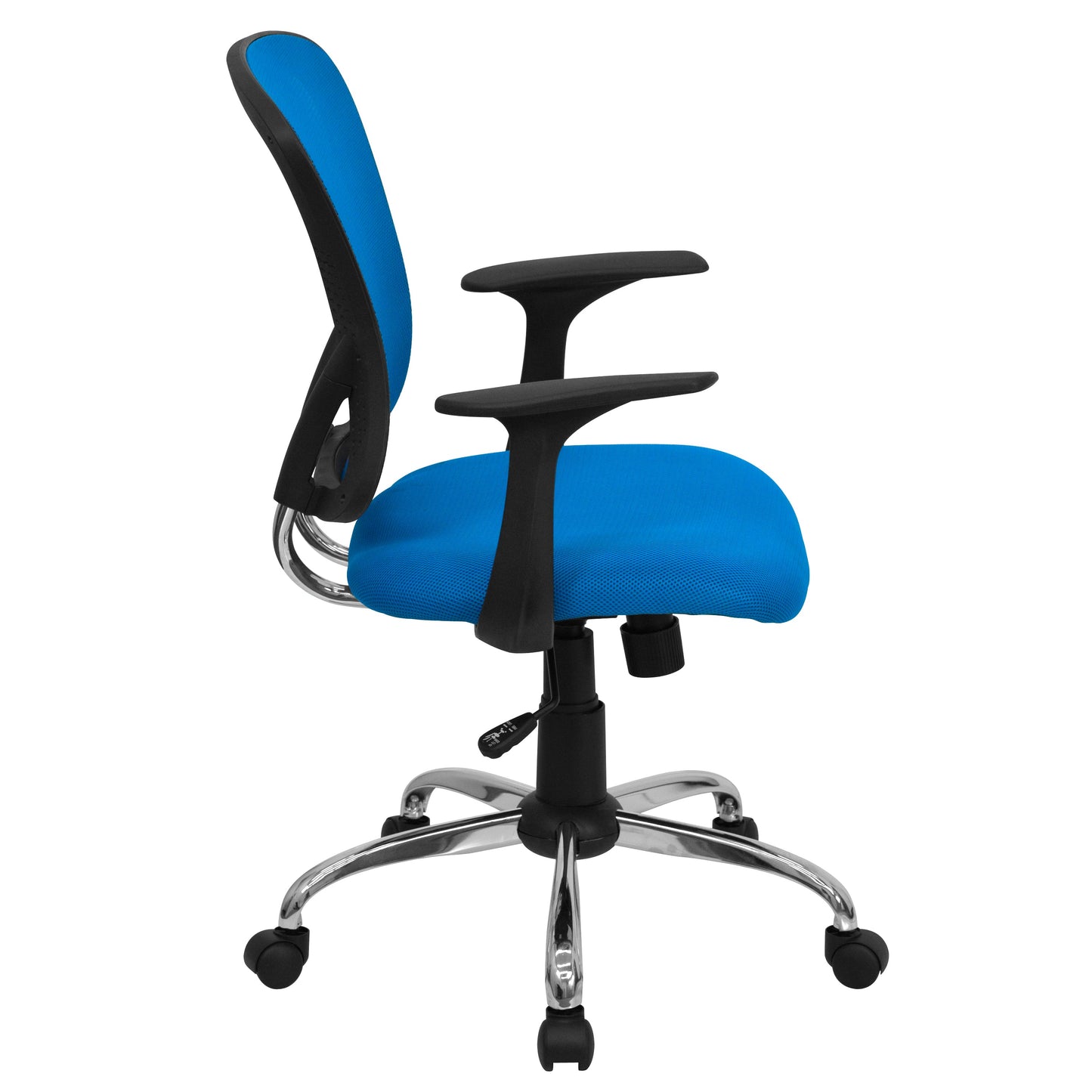 Blue Mid-Back Task Chair H-8369F-BL-GG