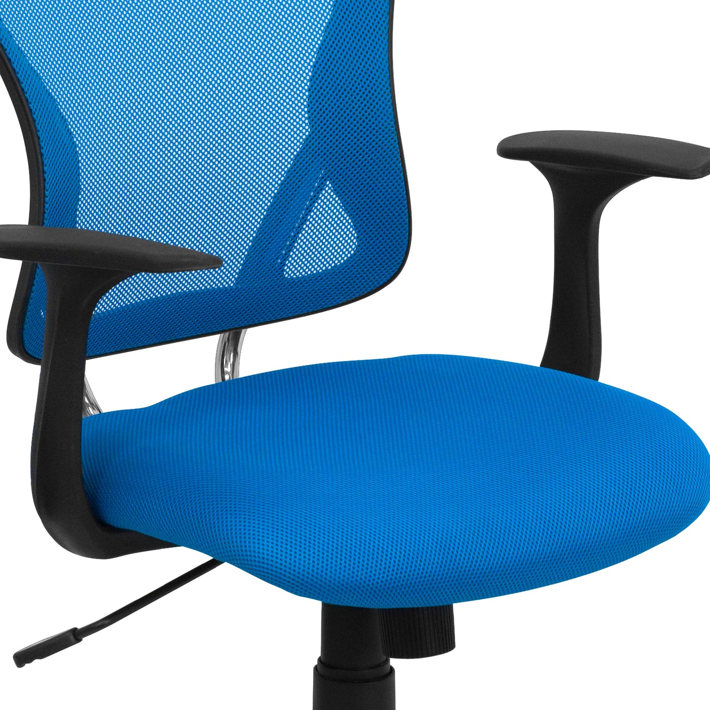 Blue Mid-Back Task Chair H-8369F-BL-GG