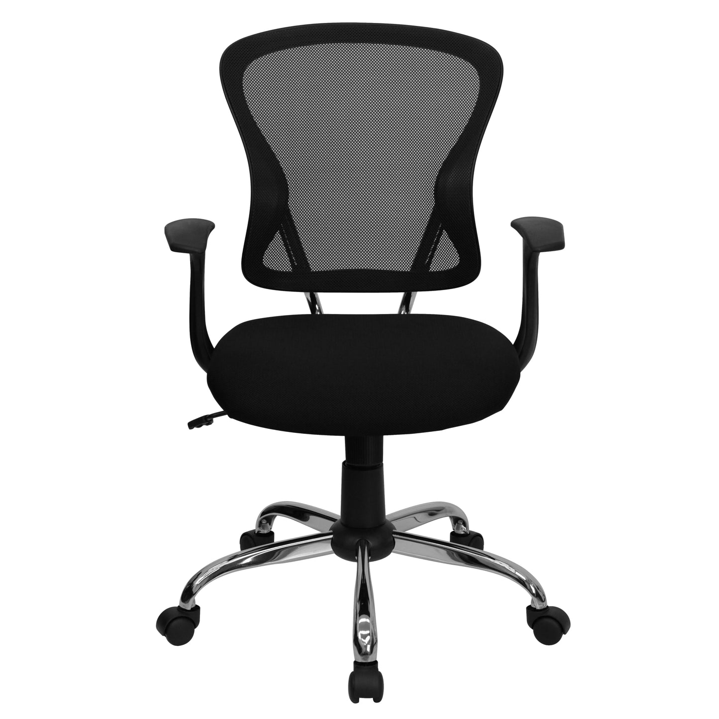 Black Mid-Back Task Chair H-8369F-BLK-GG