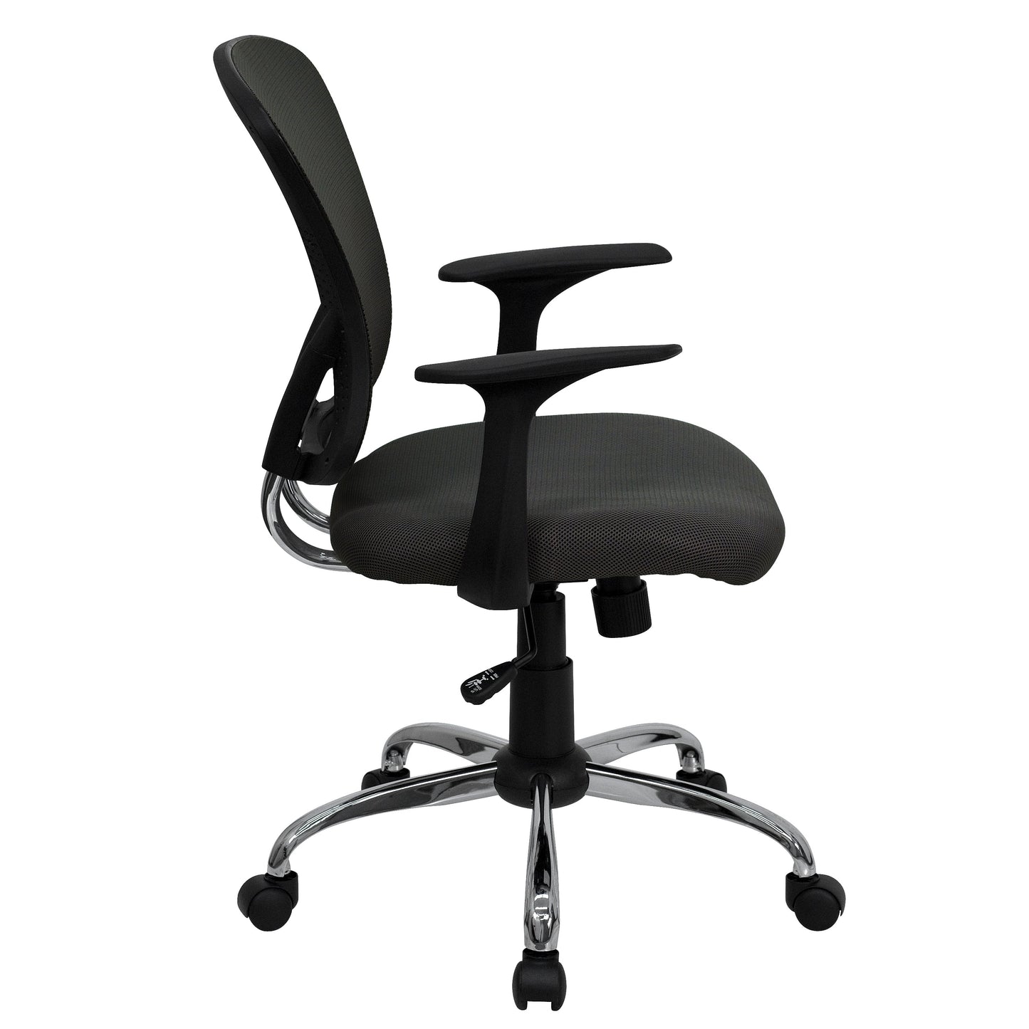 Dark Gray Mid-Back Task Chair H-8369F-DK-GY-GG