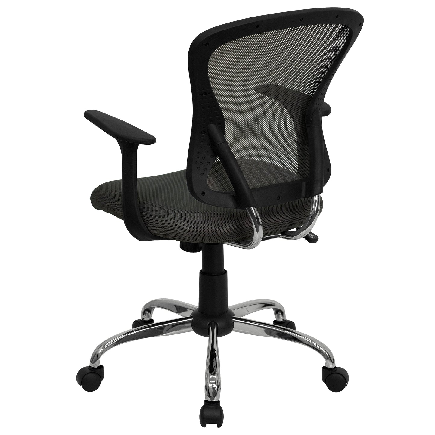 Dark Gray Mid-Back Task Chair H-8369F-DK-GY-GG