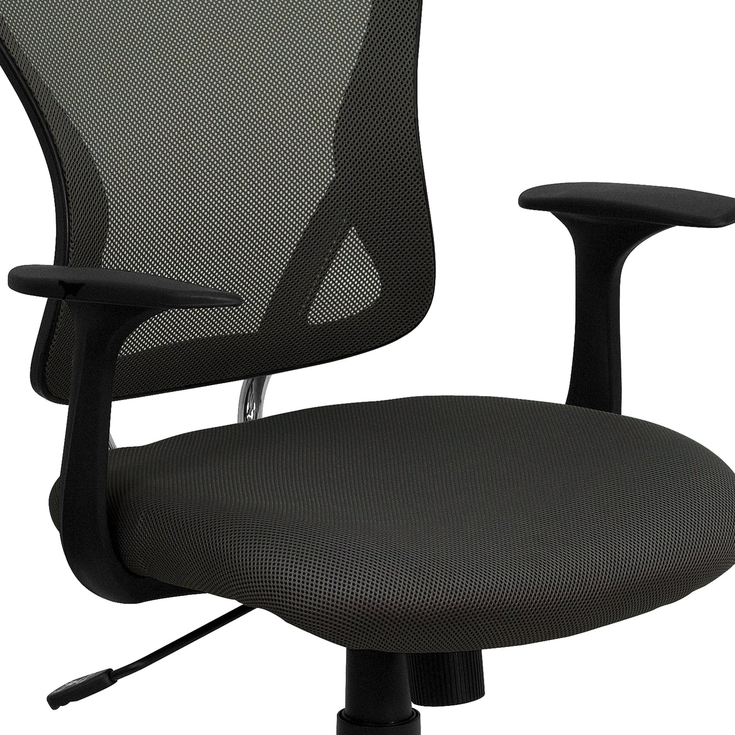 Dark Gray Mid-Back Task Chair H-8369F-DK-GY-GG