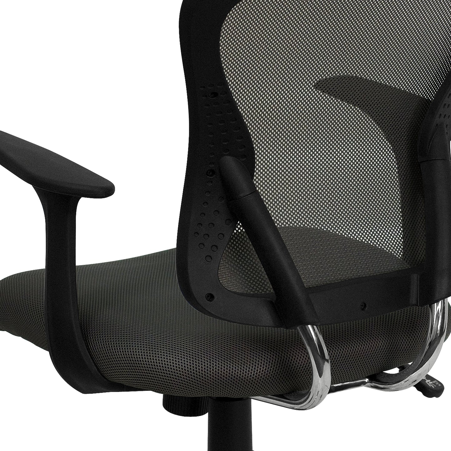 Dark Gray Mid-Back Task Chair H-8369F-DK-GY-GG