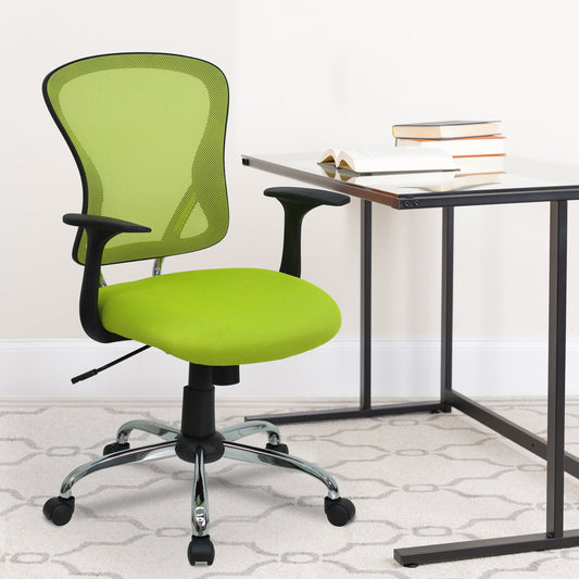 Green Mid-Back Task Chair H-8369F-GN-GG