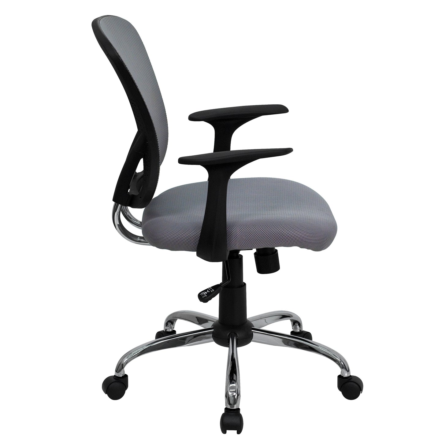 Gray Mid-Back Task Chair H-8369F-GY-GG