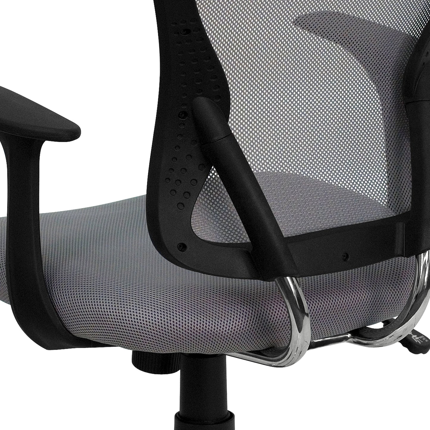 Gray Mid-Back Task Chair H-8369F-GY-GG