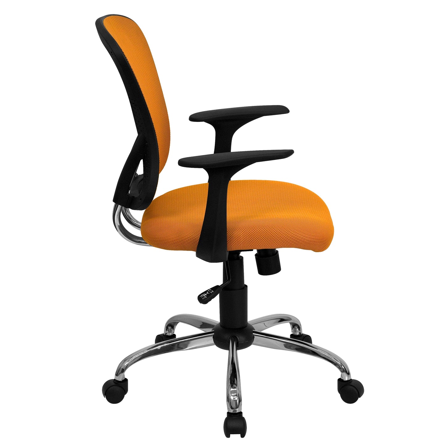 Orange Mid-Back Task Chair H-8369F-ORG-GG