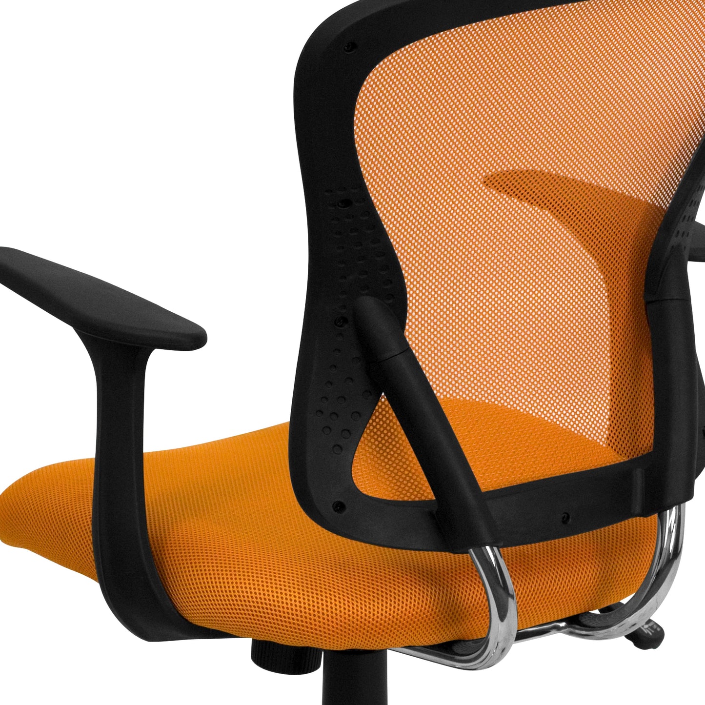 Orange Mid-Back Task Chair H-8369F-ORG-GG