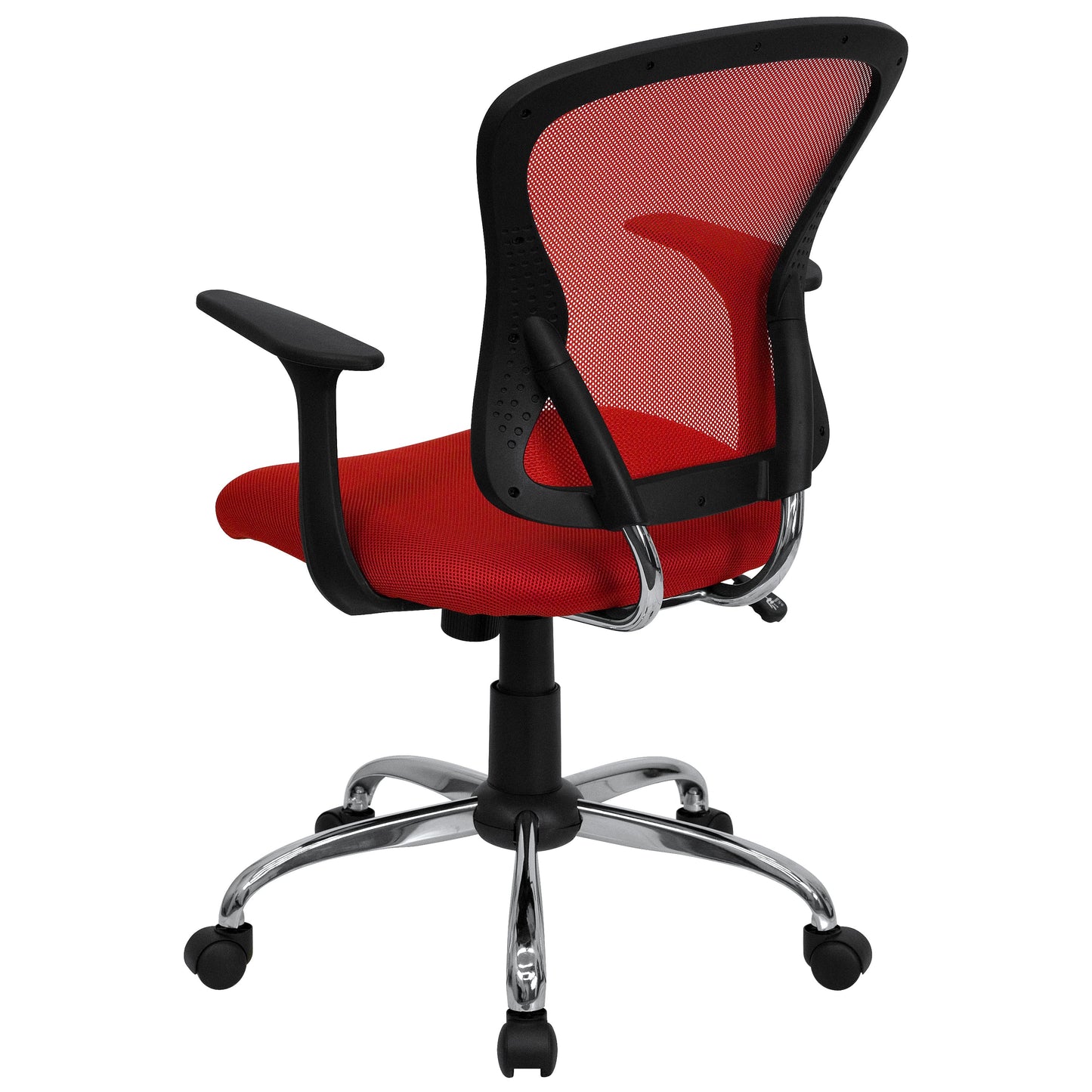 Red Mid-Back Task Chair H-8369F-RED-GG