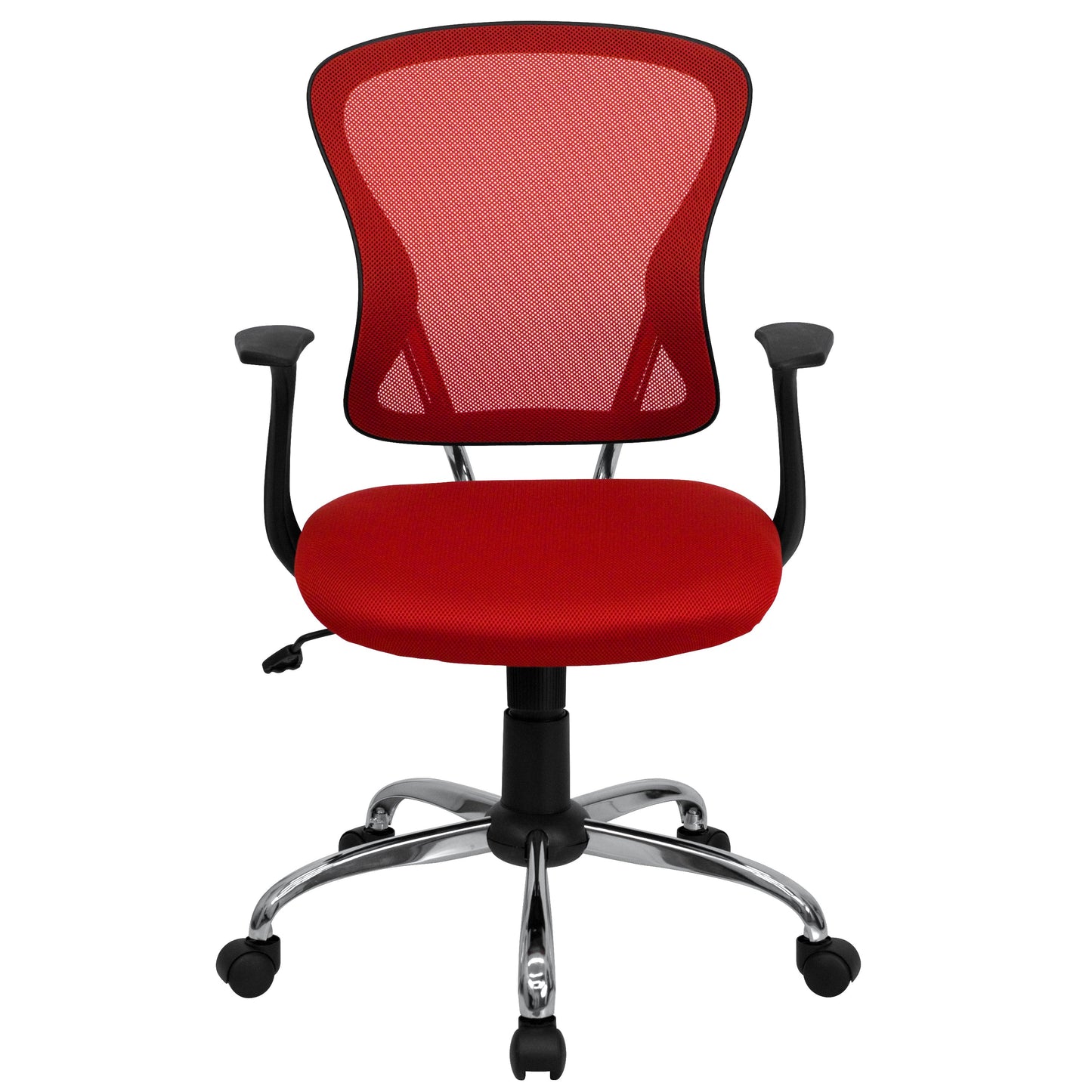 Red Mid-Back Task Chair H-8369F-RED-GG