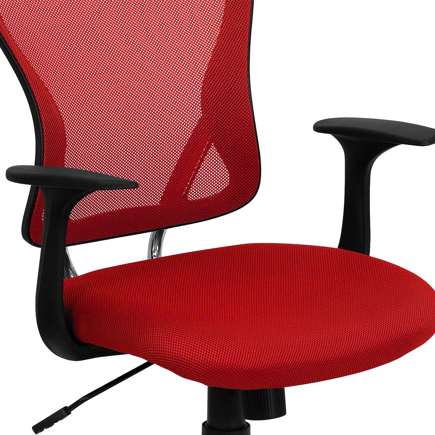 Red Mid-Back Task Chair H-8369F-RED-GG