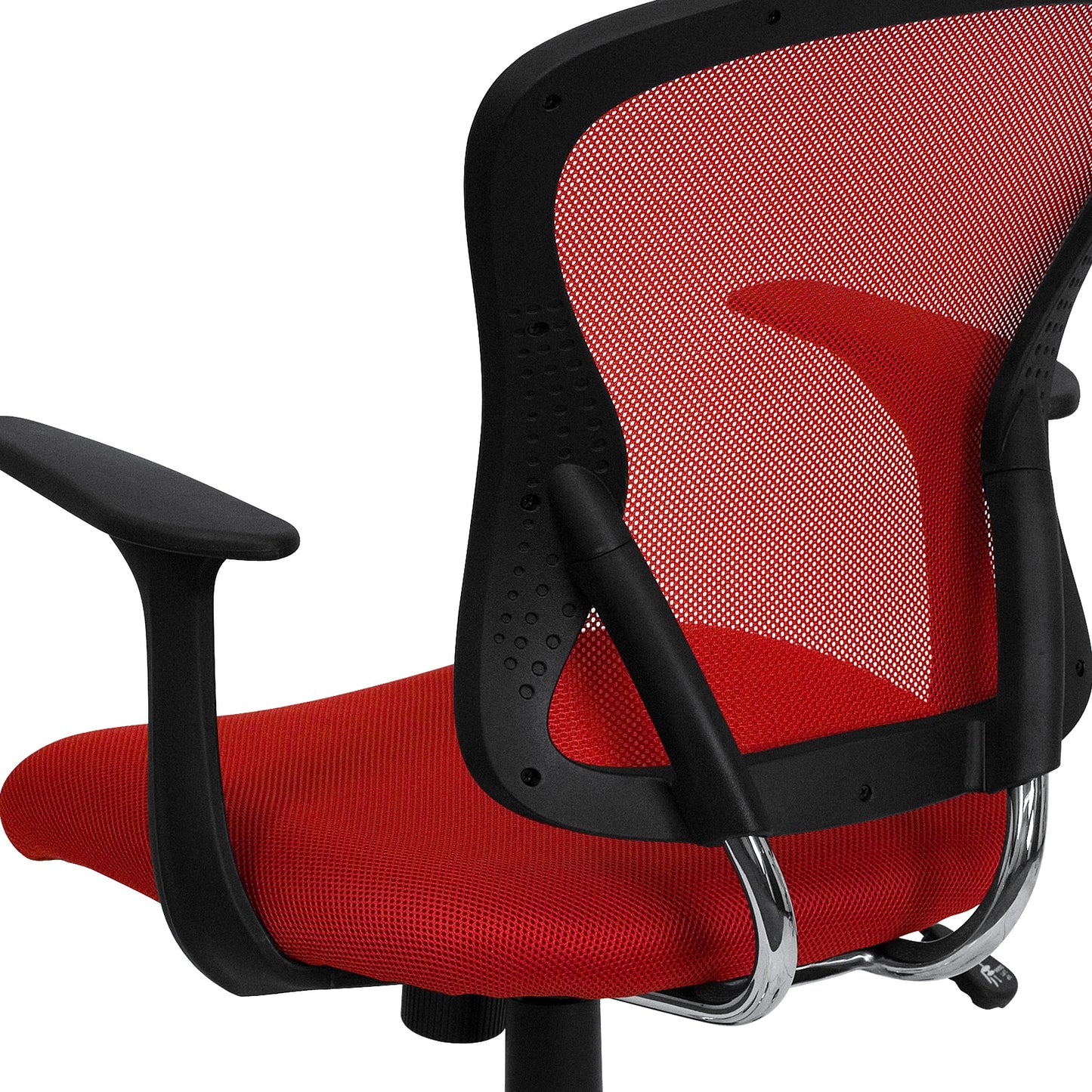 Red Mid-Back Task Chair H-8369F-RED-GG