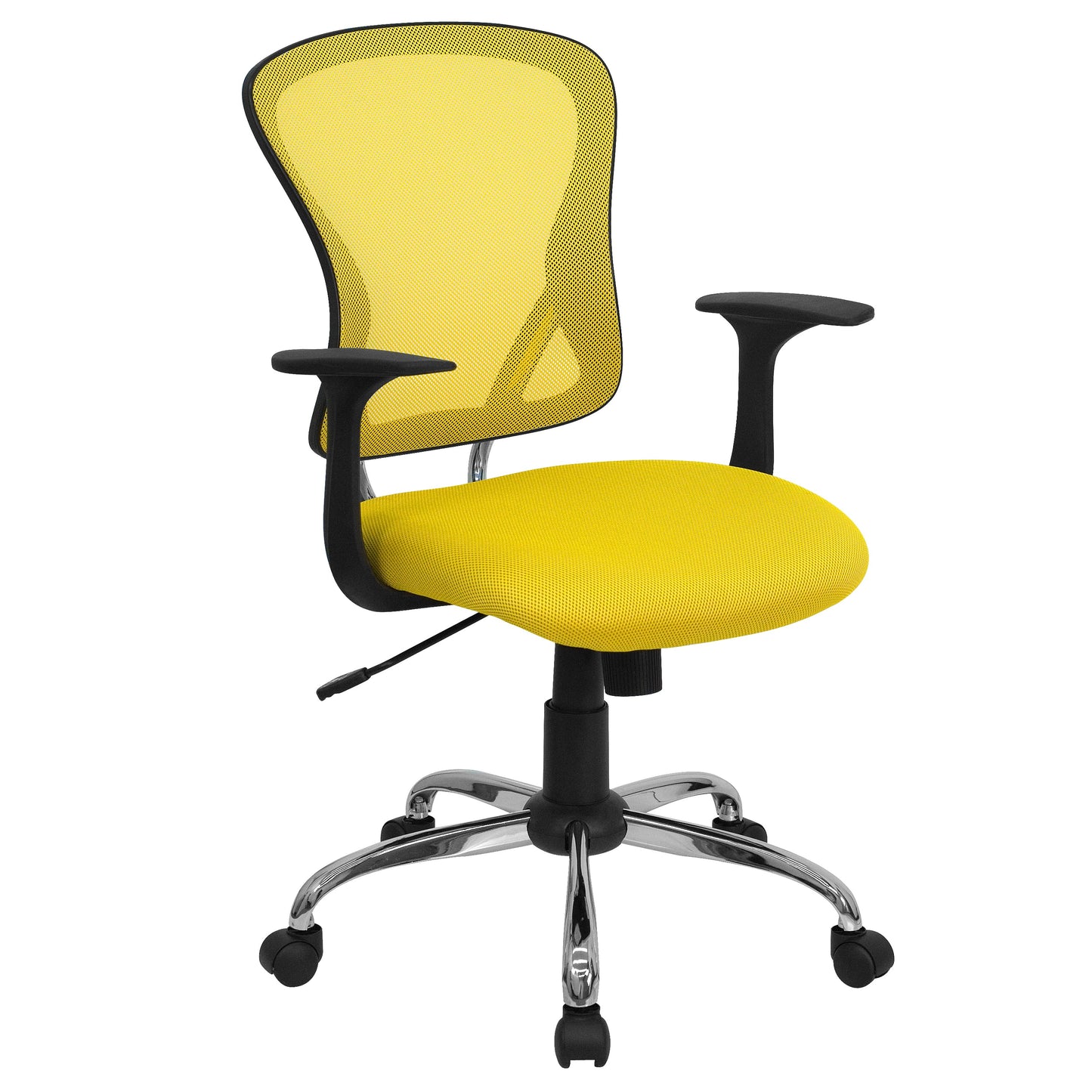 Yellow Mid-Back Task Chair H-8369F-YEL-GG