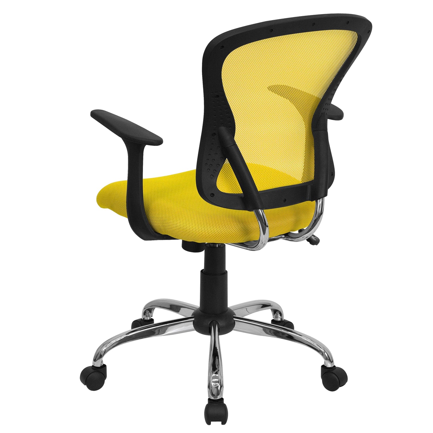 Yellow Mid-Back Task Chair H-8369F-YEL-GG