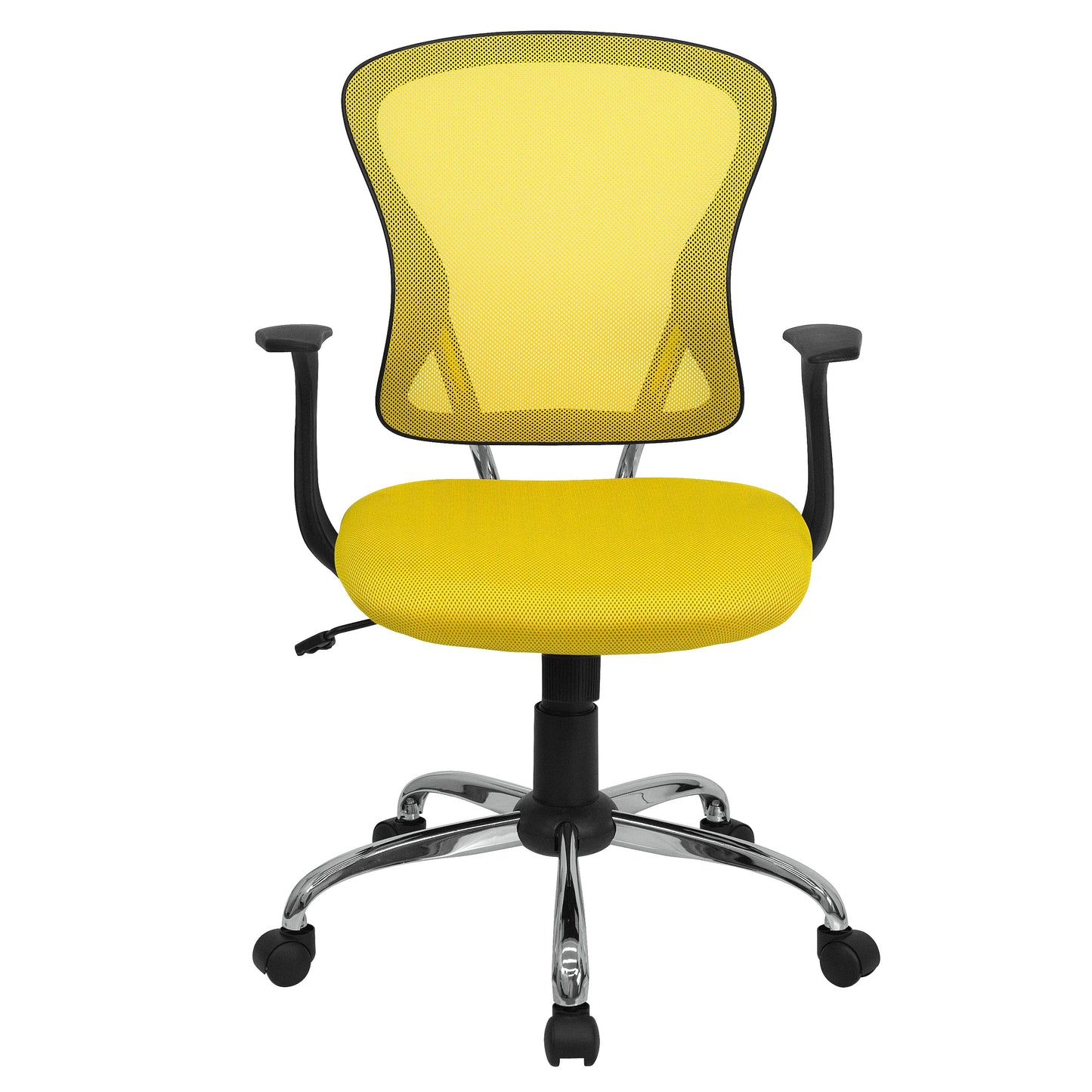 Yellow Mid-Back Task Chair H-8369F-YEL-GG