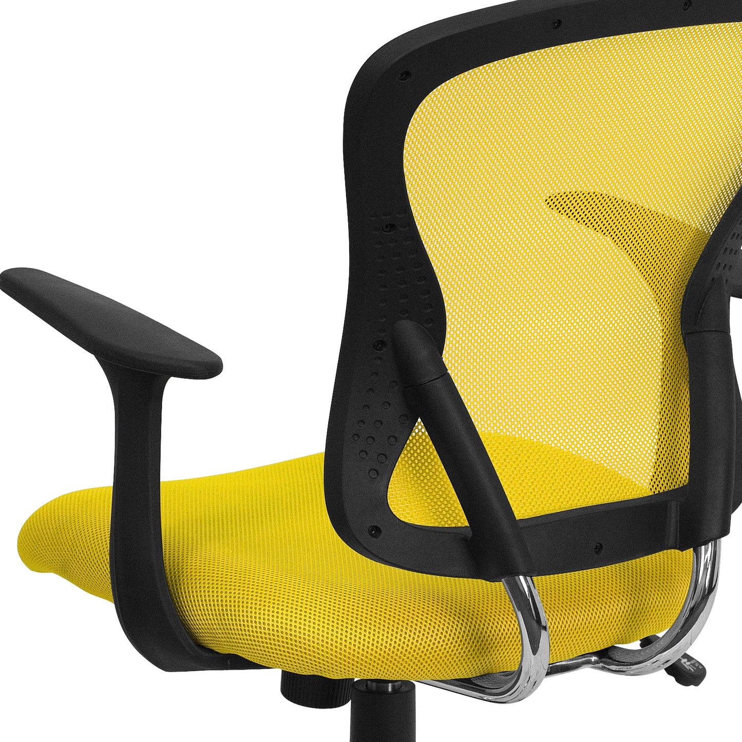 Yellow Mid-Back Task Chair H-8369F-YEL-GG