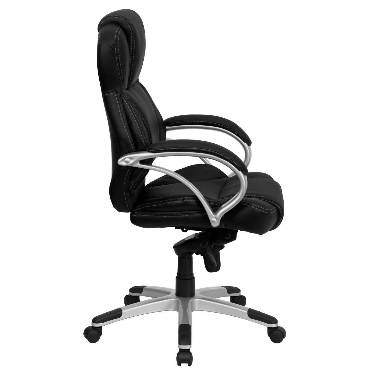 Black High Back Leather Chair H-9626L-2-GG