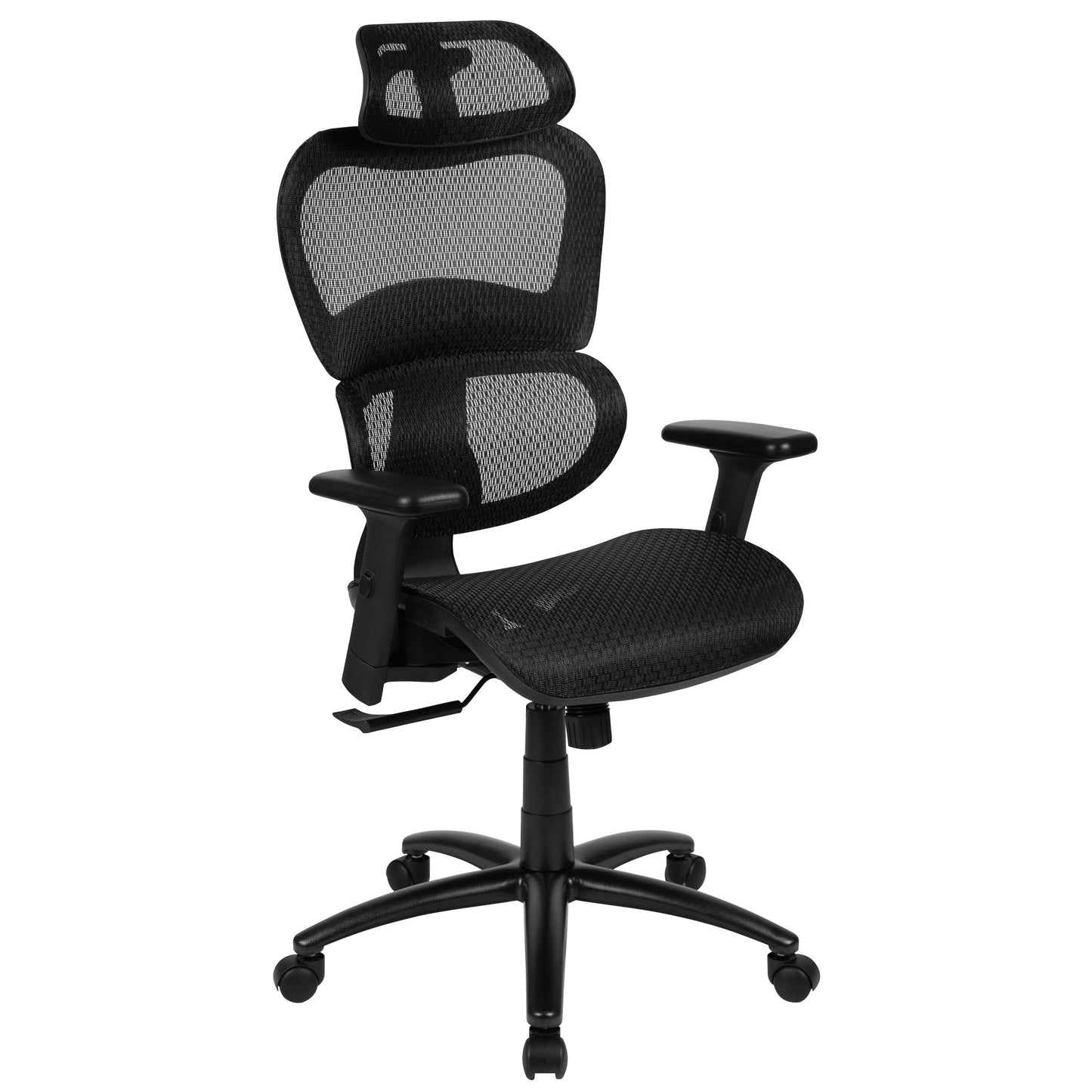 Black Mesh Office Chair H-LC-1388F-1K-BK-GG