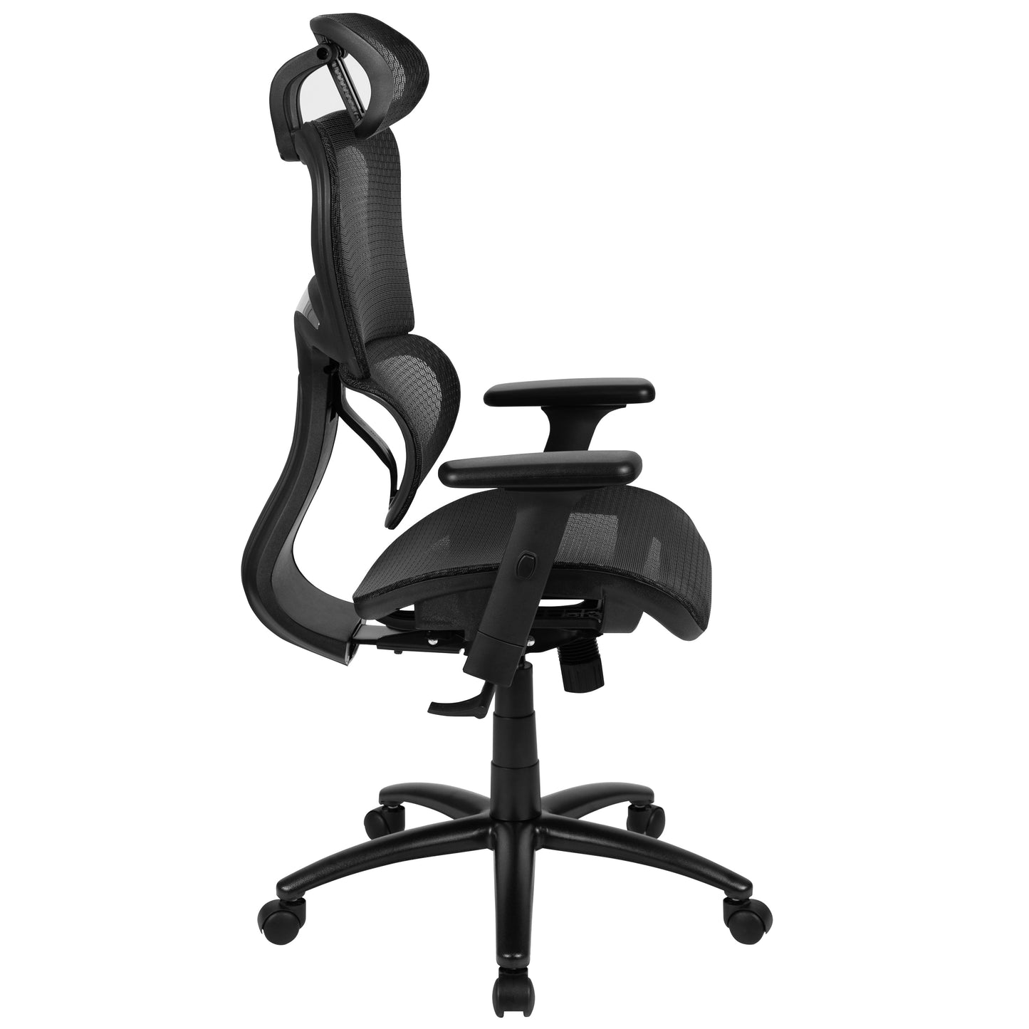 Black Mesh Office Chair H-LC-1388F-1K-BK-GG