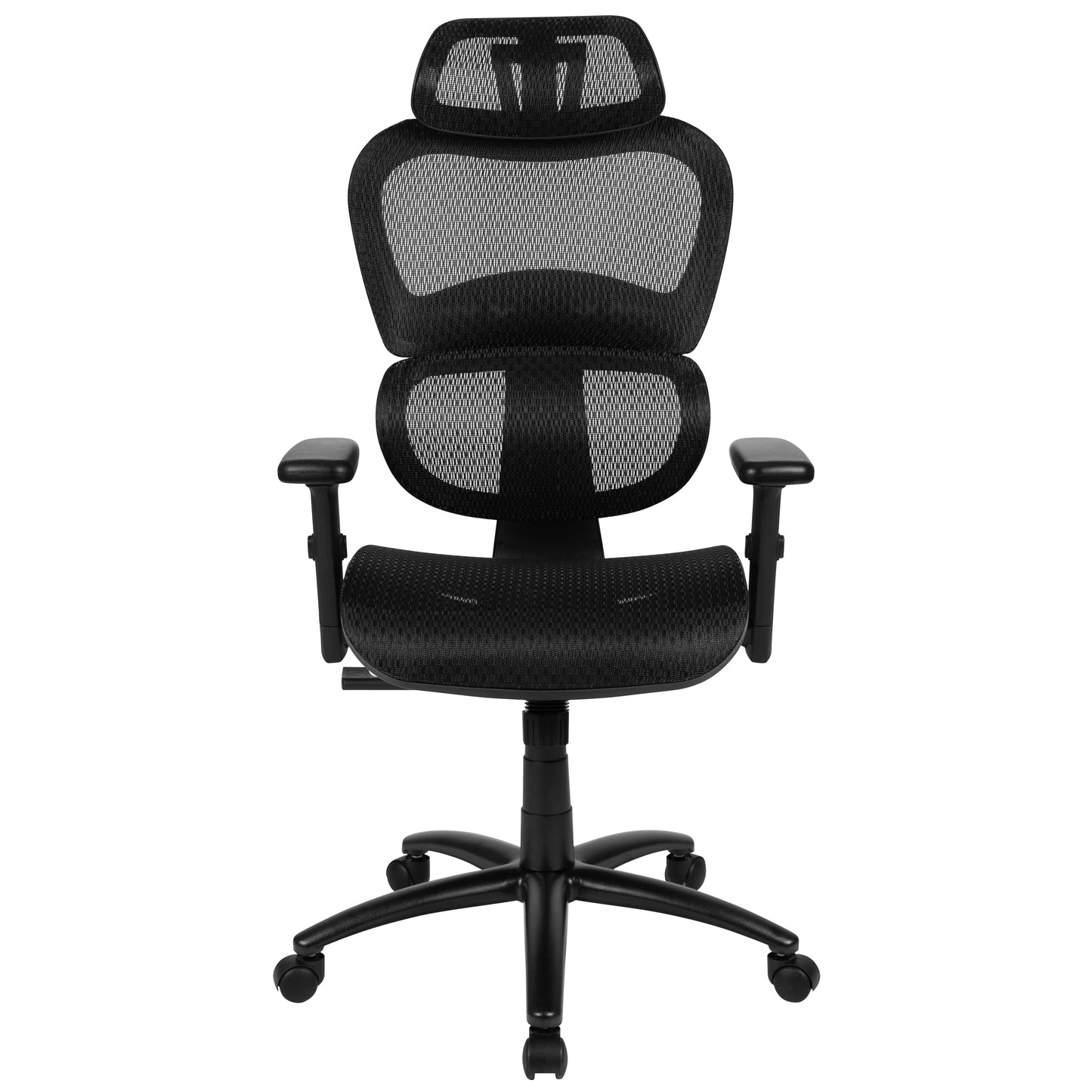 Black Mesh Office Chair H-LC-1388F-1K-BK-GG