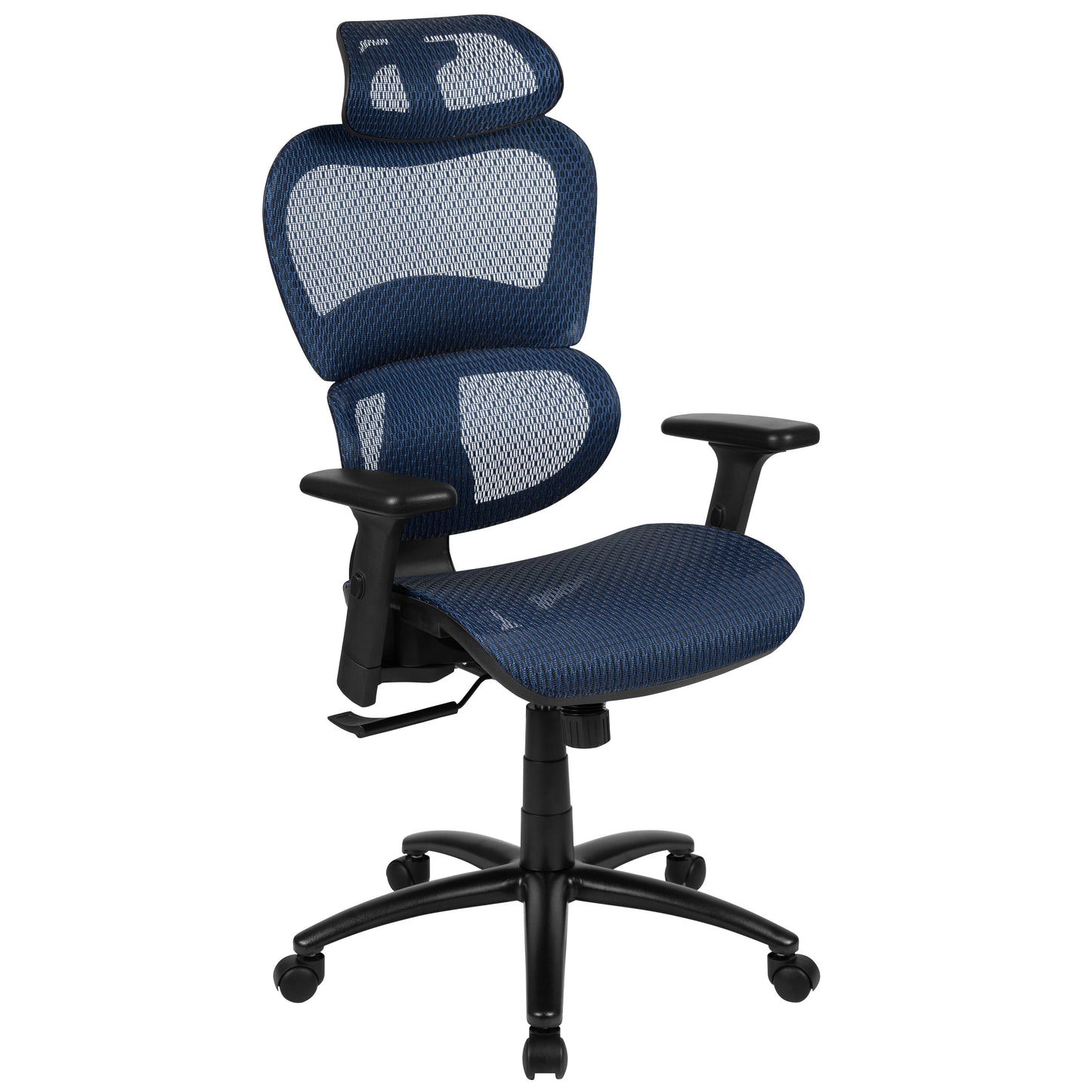 Blue Mesh Office Chair H-LC-1388F-1K-BL-GG