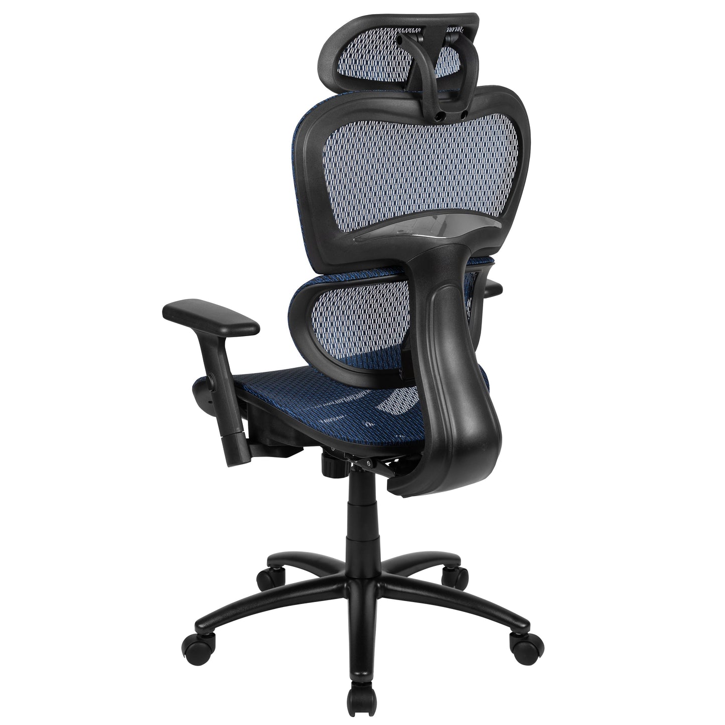 Blue Mesh Office Chair H-LC-1388F-1K-BL-GG