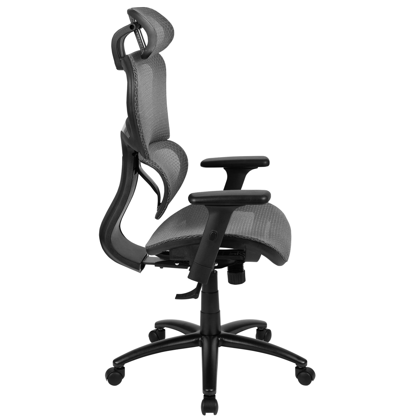 Gray Mesh Office Chair H-LC-1388F-1K-GY-GG