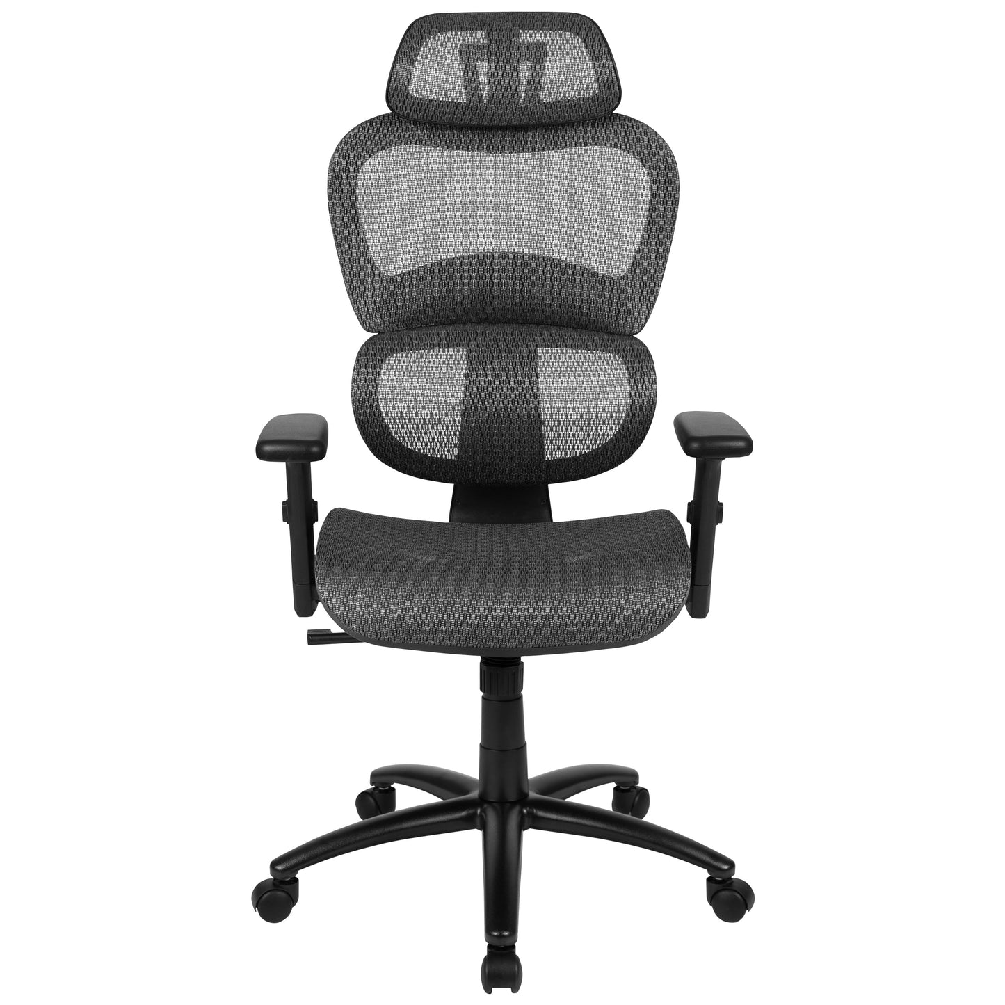 Gray Mesh Office Chair H-LC-1388F-1K-GY-GG