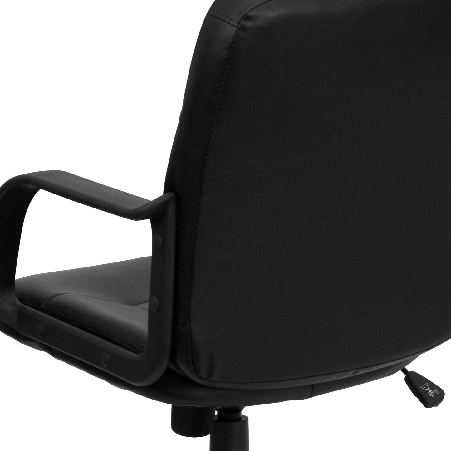 Black Mid-Back Vinyl Chair H8020-GG