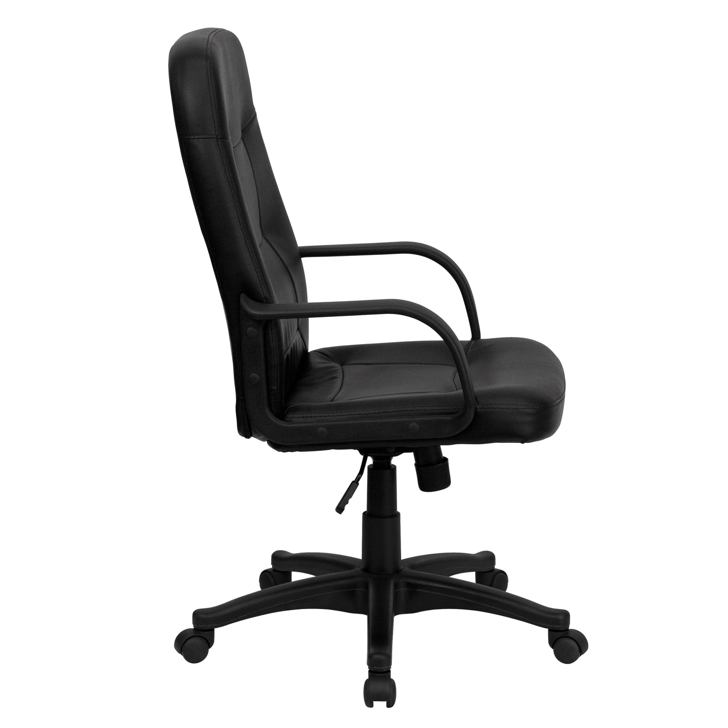 Black High Back Vinyl Chair H8021-GG